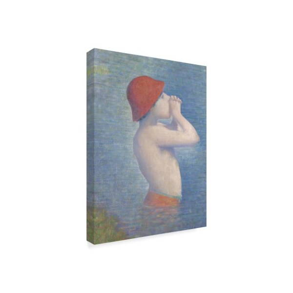 Georges Pierre Seurat 'Detail Of The Bathers At Asnieres' Canvas Art,18x24